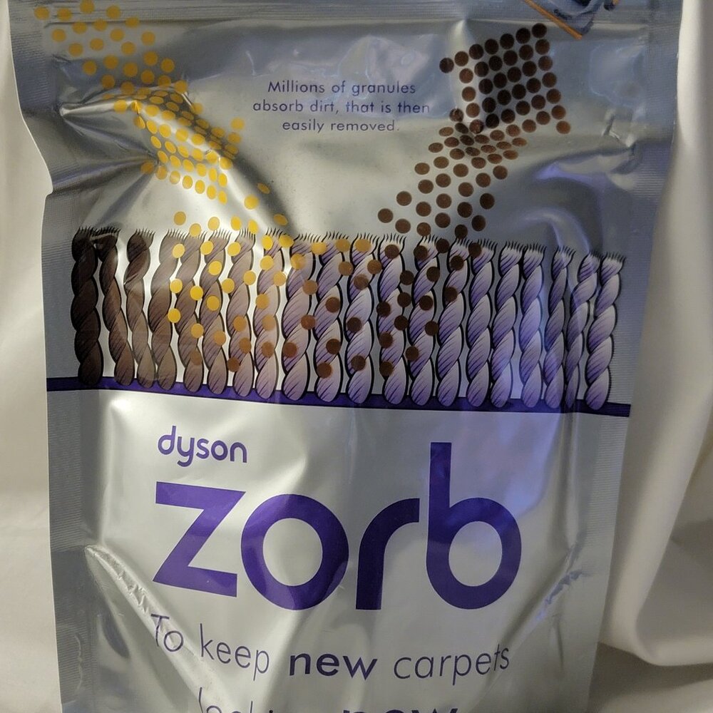 Dyson Zorb Carpet Maintenance Powder 26.5 Ounces 750 grams bag Unopened